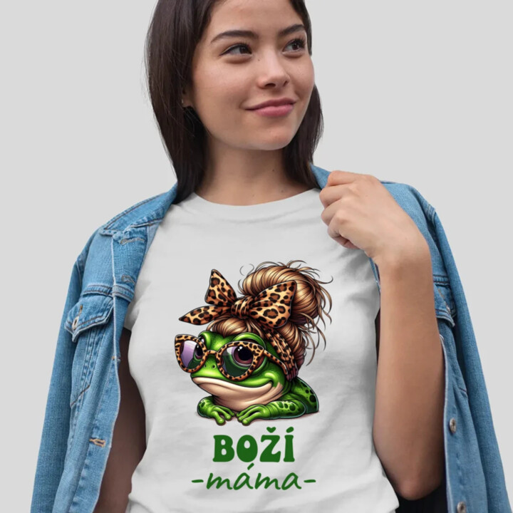 Boží máma  - dámské tričko s potiskem
