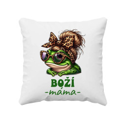 Boží máma - polštář s potiskem