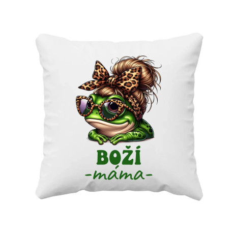 Boží máma - polštář s potiskem