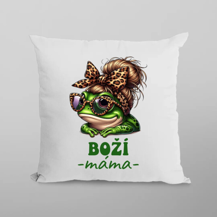 Boží máma - polštář s potiskem
