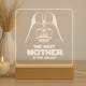 The best mother in the galaxy - LED lampička s gravírováním