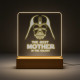 The best mother in the galaxy - LED lampička s gravírováním