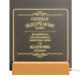 Certifikát nejlepší mámy na světě - LED lampička s gravírováním