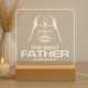 The best father in the galaxy - LED lampička s gravírováním