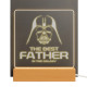 The best father in the galaxy - LED lampička s gravírováním