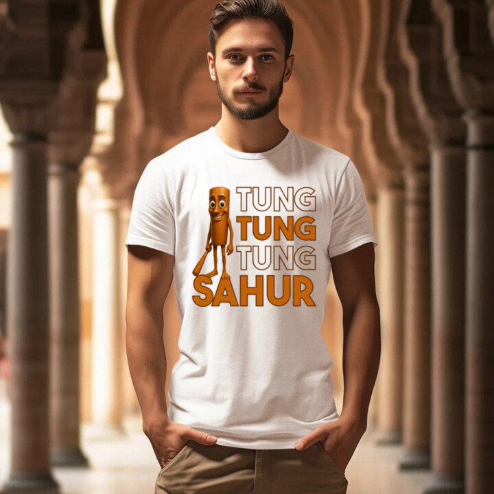 Tung tung tung sahur  - pánské tričko s potiskem