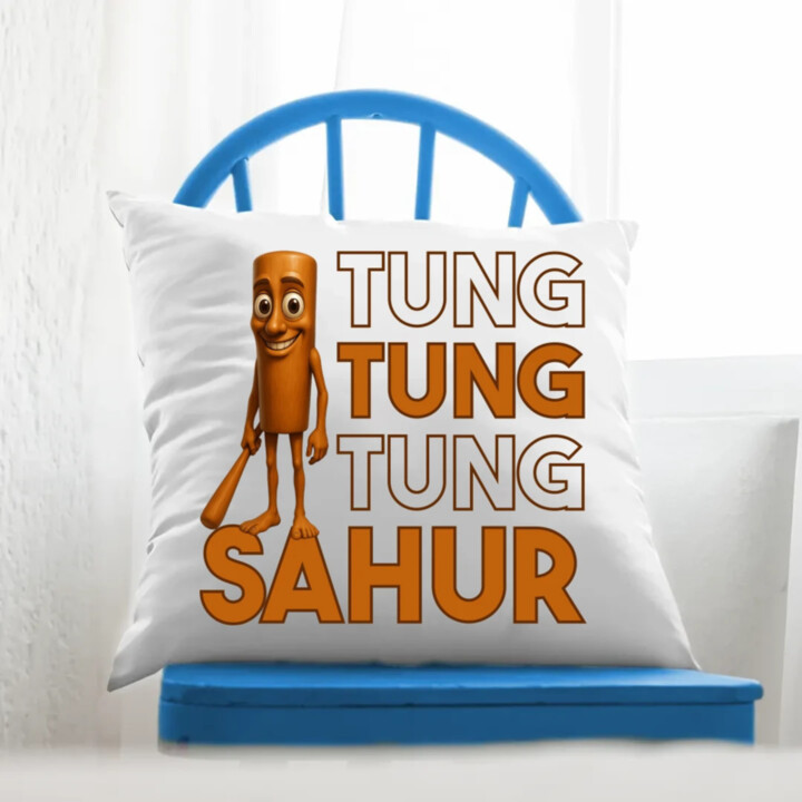 Tung tung tung sahur  - polštář s potiskem
