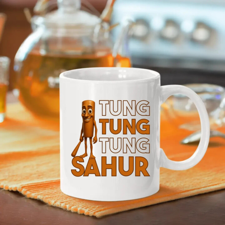 Tung tung tung sahur  - hrnek s potiskem