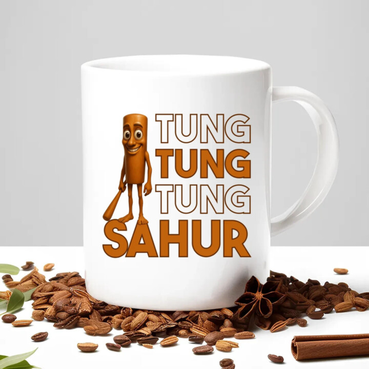 Tung tung tung sahur  - hrnek s potiskem