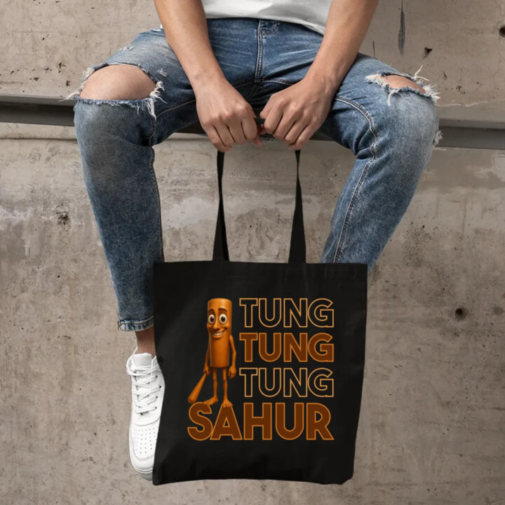 Tung tung tung sahur  - taška s potiskem