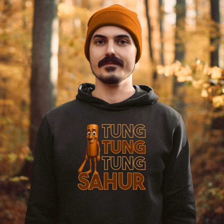 Tung tung tung sahur  - pánská mikina s potiskem