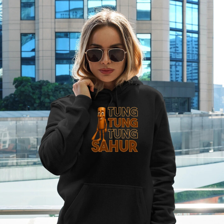 Tung tung tung sahur  - dámská mikina s potiskem