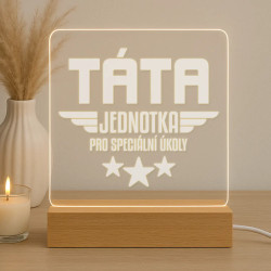 Táta - jednotka pro speciální úkoly - LED lampička s gravírováním