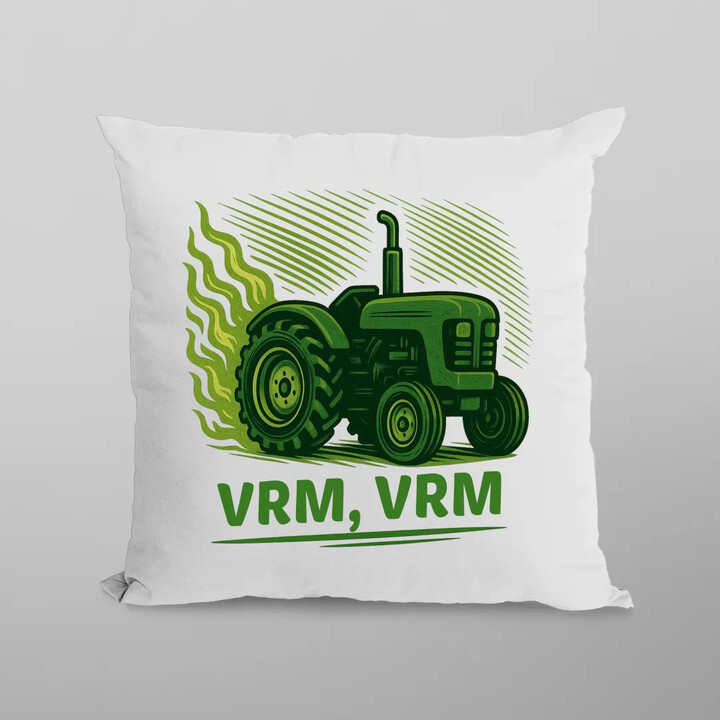 vrm, vrm - polštář s potiskem