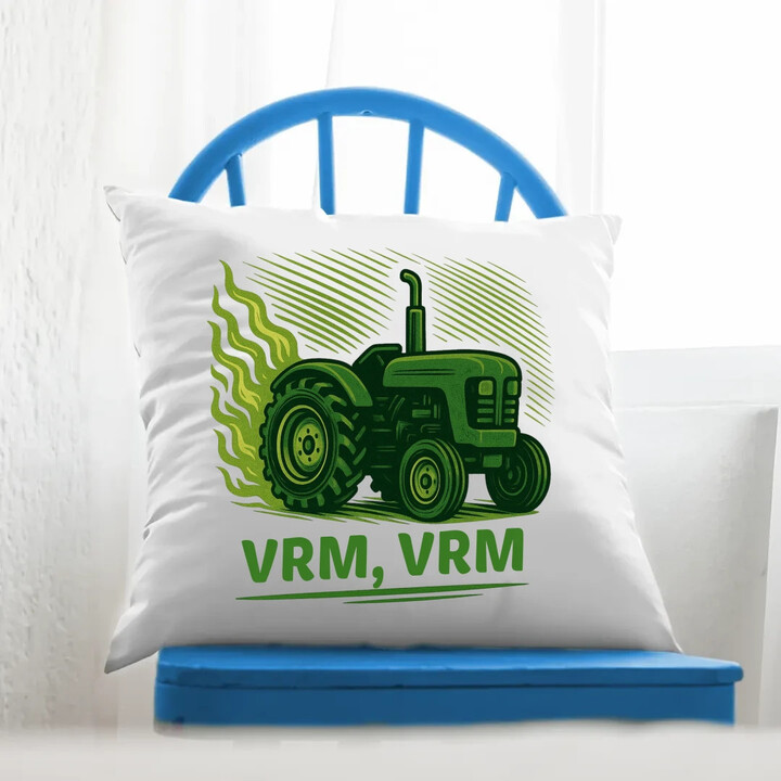 vrm, vrm - polštář s potiskem