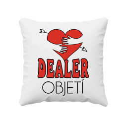 Dealer objetí - polštář s potiskem