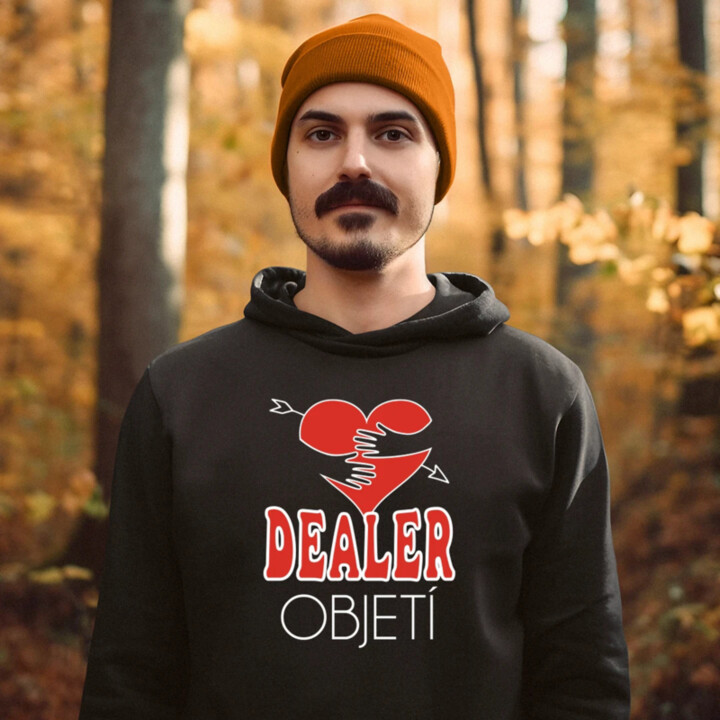 Dealer objetí - pánská mikina s potiskem