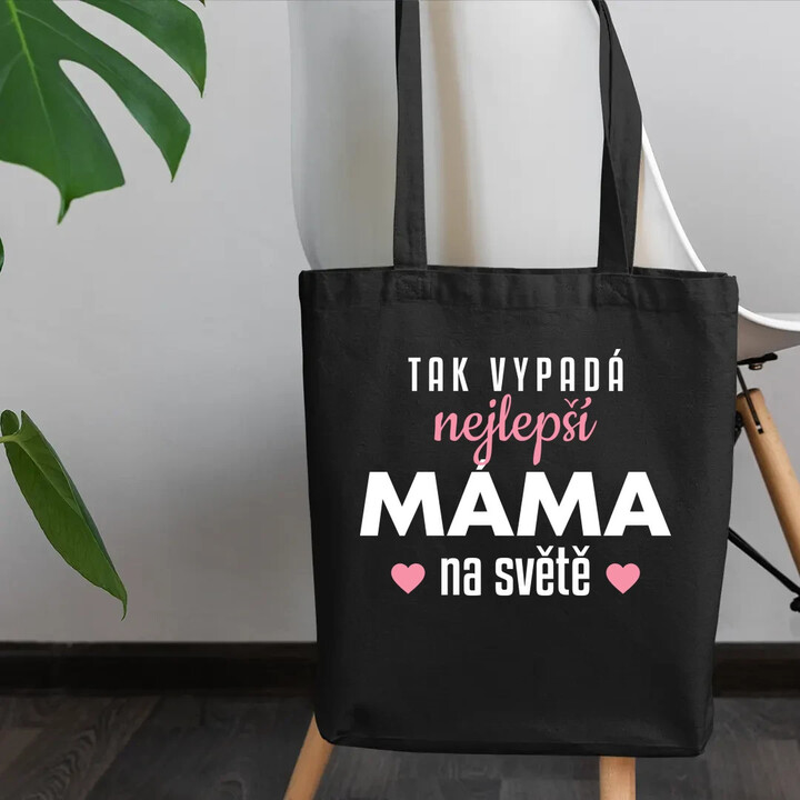 Tak vypadá nejlepší máma na světě v3 - taška s potiskem