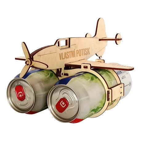Letadlo na pivo s gravírováním - produkt s vlastním potiskem