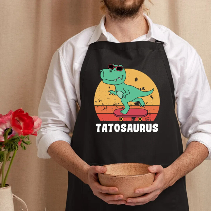 Tatosaurus - zástěra s potiskem