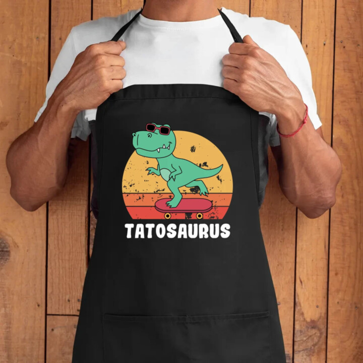 Tatosaurus - zástěra s potiskem