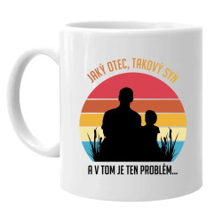 Jaký otec, takový syn - hrnek s potiskem
