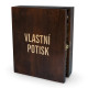Krabice na víno s gravírovanými sklenicemi - produkt s vlastním potiskem