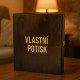 Krabice na víno s gravírovanými sklenicemi - produkt s vlastním potiskem