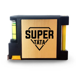 Super táta - svinovací metr s gravírováním