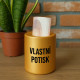 Zlatá keramická pokladnička - produkt s vlastním potiskem