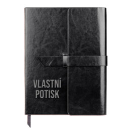 Zápisník z eko kůže s gravírováním - produkt s vlastním potiskem
