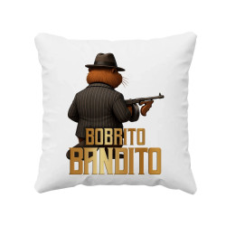 Bobrito Bandito - polštář s potiskem