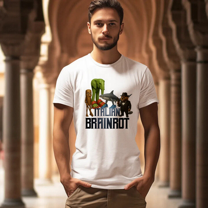 Italian Brainrot - pánské tričko s potiskem