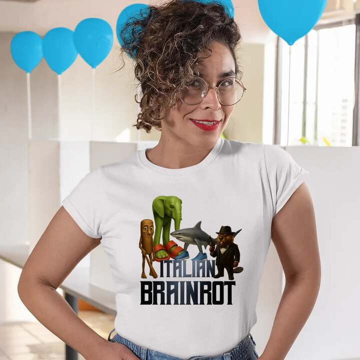 Italian Brainrot  - dámské tričko s potiskem