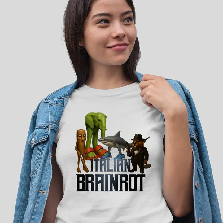 Italian Brainrot  - dámské tričko s potiskem