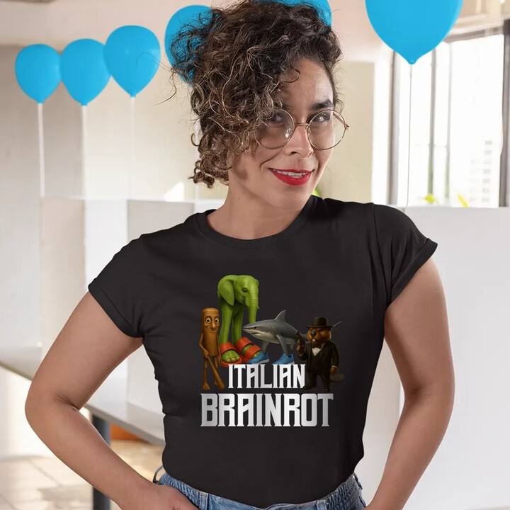 Italian Brainrot  - dámské tričko s potiskem
