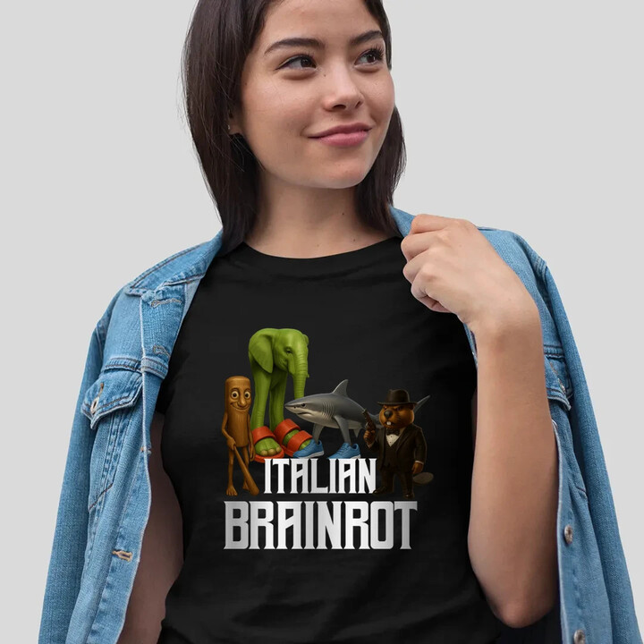 Italian Brainrot  - dámské tričko s potiskem