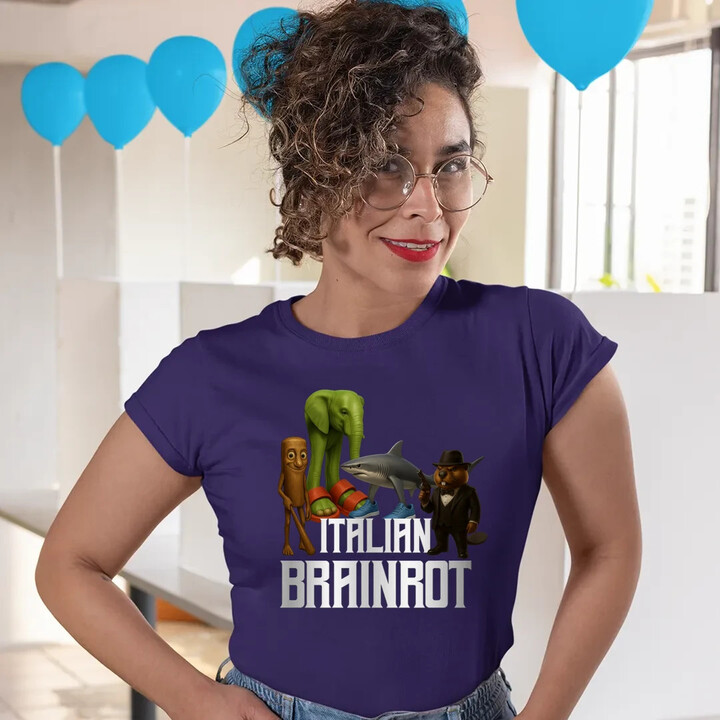 Italian Brainrot  - dámské tričko s potiskem