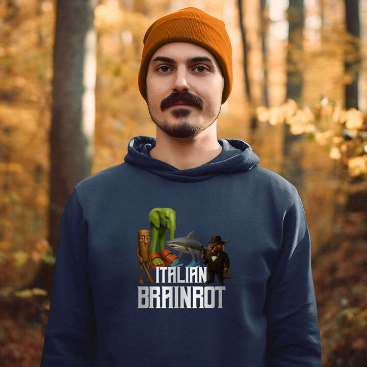 Italian Brainrot - pánská mikina s potiskem