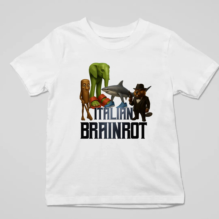 Italian Brainrot - dětské tričko s potiskem