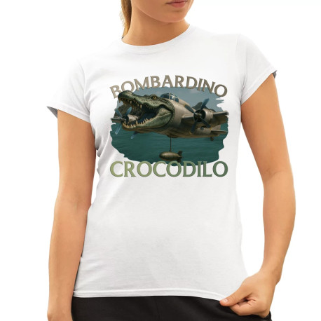 Bombardino Crocodilo - dámské tričko s potiskem