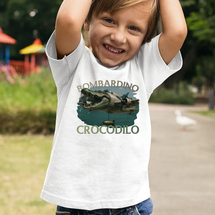 Bombardino Crocodilo - dětské tričko s potiskem