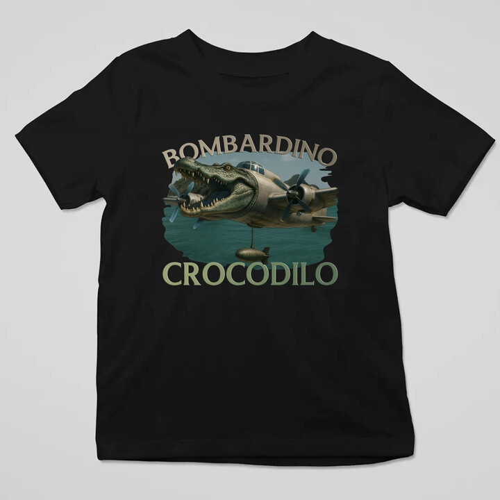 Bombardino Crocodilo - dětské tričko s potiskem