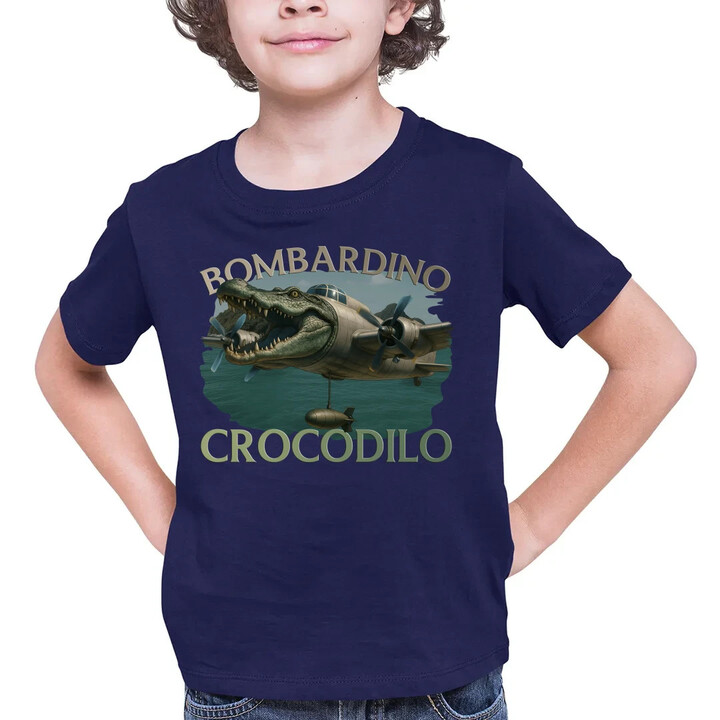Bombardino Crocodilo - dětské tričko s potiskem