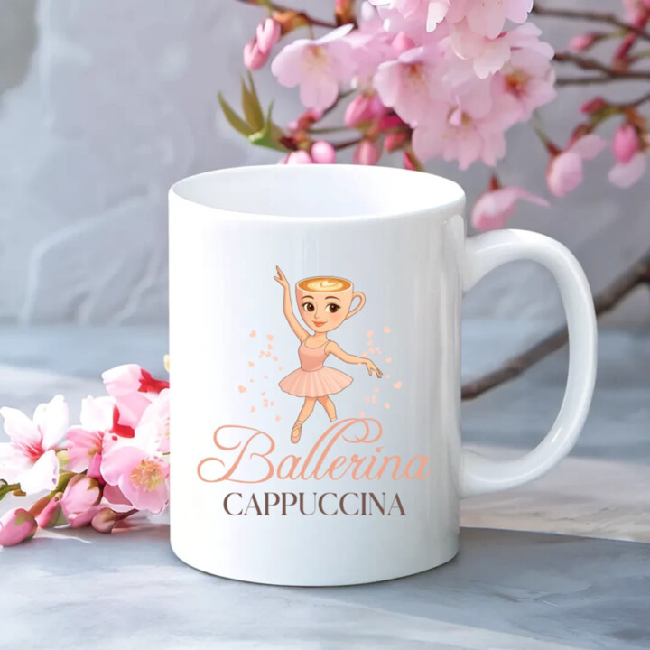 Ballerina Cappuccina Italian Brainrot - hrnek s potiskem