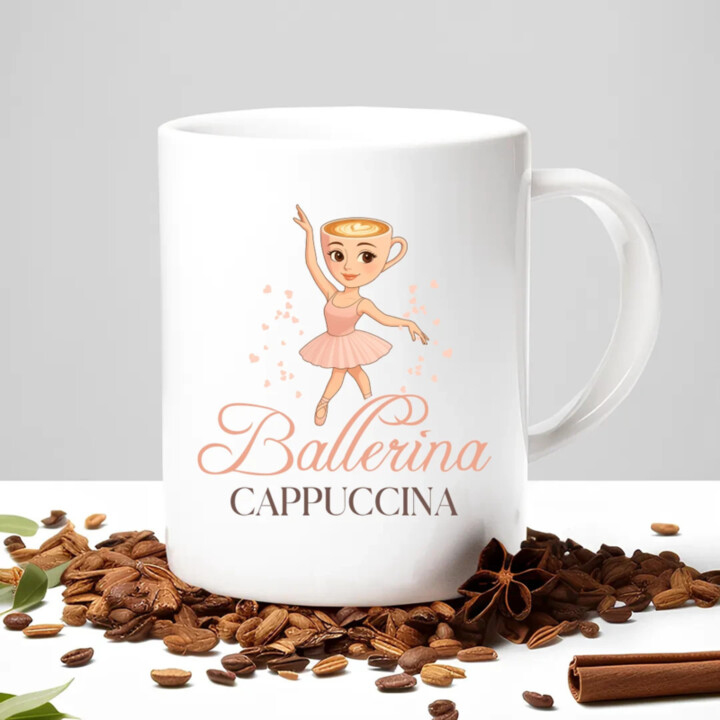Ballerina Cappuccina Italian Brainrot - hrnek s potiskem