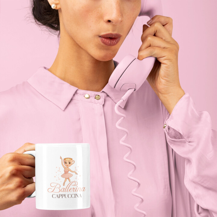Ballerina Cappuccina Italian Brainrot - hrnek s potiskem