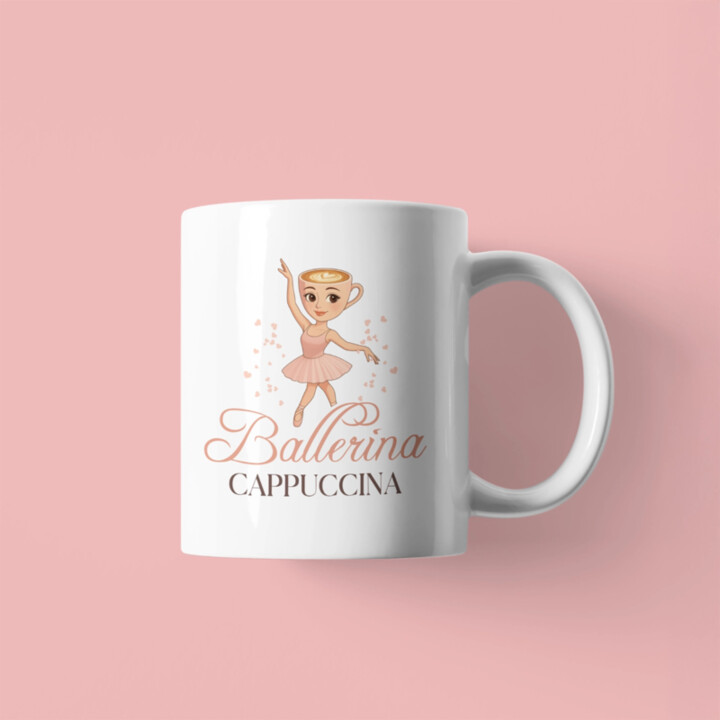 Ballerina Cappuccina Italian Brainrot - hrnek s potiskem