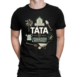 Táta - šéf zahrady - pánské tričko s potiskem