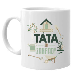 Táta – šéf zahrady - hrnek s potiskem